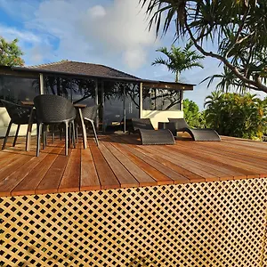 Jolie Maison Vue Ocean Et Moorea Punaauia (Tahiti)
